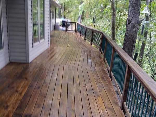 Deck & Fence Cleaning after