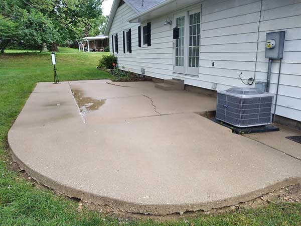 Driveway & Patio Cleaning after